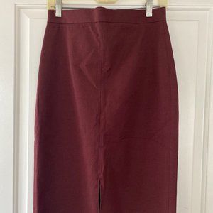 Banana Republic Maroon Pencil Skirt